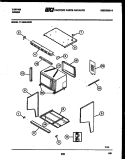 UPPER BODY PARTS Diagram and Parts List for 77-4950-00-01  Tappan Range