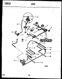 BURNER, MANIFOLD AND GAS CONTROL Diagram and Parts List for 30-4942-00-01  Tappan Range