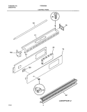 CONTROL PANEL Diagram and Parts List for FGB24S5ABA  Frigidaire Wall Oven