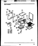 BODY PARTS Diagram and Parts List for 37-1039-00-04  Tappan Range