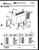 WINDOW MOUNTING PARTS Diagram and Parts List for AR12ME5L1  Frigidaire Air Conditioner