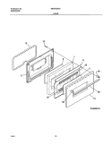 DOOR Diagram and Parts List for MGF316WGSK  Uni Range