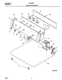 P16C0026 CONTROL PANEL Diagram and Parts List for FDG648GFT1  Frigidaire Dryer