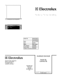 COVER Diagram and Parts List for E30WD75ESS2  Electrolux Warming Drawer