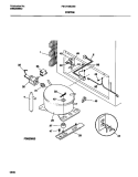 SYSTEM Diagram and Parts List for F81M187CW0  Frigidaire Freezer