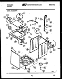 CABINET PARTS Diagram and Parts List for WA8800PW0  Frigidaire Washer