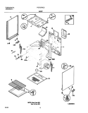 BODY Diagram and Parts List for FGF337BCC  Frigidaire Range