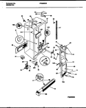 CABINET PARTS Diagram and Parts List for FRS28XHAB1  Frigidaire Refrigerator