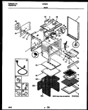 BODY PARTS Diagram and Parts List for GP32BNL7  Frigidaire Range