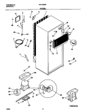 SYSTEM Diagram and Parts List for FRT18SGHD0  Frigidaire Refrigerator