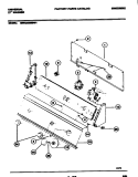 CONTROLS Diagram and Parts List for MWX233RBW1  Frigidaire Washer
