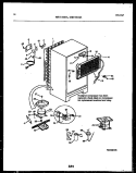SYSTEM AND AUTOMATIC DEFROST PARTS Diagram and Parts List for MRT15CHAA0  Frigidaire Refrigerator