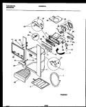ICE DOOR, DISPENSER AND WATER TANKS Diagram and Parts List for FRS26WRAW0  Frigidaire Refrigerator