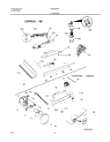CONTROLS Diagram and Parts List for FRS20ZSHB4  Frigidaire Refrigerator