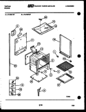 LOWER BODY PARTS Diagram and Parts List for 72-3657-00-07  Tappan Range