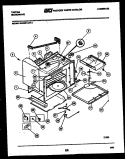 BODY PARTS Diagram and Parts List for 56-9439-10-02  Tappan Microwave