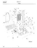 SYSTEM Diagram and Parts List for MRS26LGJC1  Uni Refrigerator