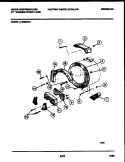 COUNTERWEIGHTS Diagram and Parts List for LT350RXW1  Frigidaire Washer