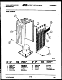 CABINET PARTS Diagram and Parts List for ED258K6A  Frigidaire Dehumidifier