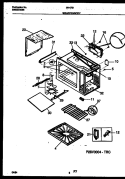 WRAPPER AND BODY PARTS Diagram and Parts List for 56-4751-10-05  Tappan Microwave