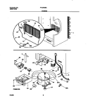 SYSTEM Diagram and Parts List for FFU20G9GW2  Frigidaire Freezer