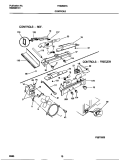CONTROLS Diagram and Parts List for FRS28XHAD3  Frigidaire Refrigerator