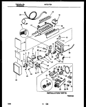 ICE MAKER / INSTALLATION Diagram and Parts List for WRT21FGAZ1  Frigidaire Refrigerator