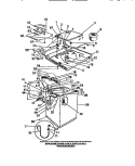 CABINET, TOP, LID, WATER VALVE Diagram and Parts List for WC2ML2  Frigidaire Washer