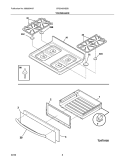 Part Location Diagram of 316202391 Frigidaire MAIN TOP