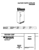 COVER Diagram and Parts List for GFU20F7FW0  Gibson Freezer