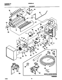 ICE MAKER Diagram and Parts List for MRS26LGJQ1  Frigidaire Refrigerator