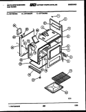 BODY PARTS Diagram and Parts List for GF770HXD5  Frigidaire Range