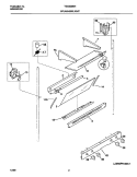 SPLASHER Diagram and Parts List for TGO356BHD1  Frigidaire Range