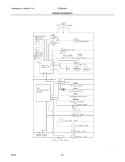 WIRING SCHEMATIC Diagram and Parts List for FRS23W3AWC  Frigidaire Refrigerator