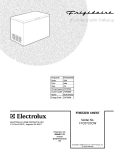 COVER Diagram and Parts List for FFC07C2CW3  Frigidaire Freezer