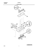 CONTROL PANEL Diagram and Parts List for FEC36C2ASB  Frigidaire Cooktop