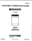 27`` WASHER Diagram and Parts List for FWX433RBS1  Frigidaire Washer