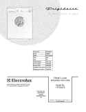 COVER Diagram and Parts List for FTF530ES0  Frigidaire Washer