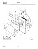 FRNT PNL, DOOR Diagram and Parts List for GER221AS1  Gibson Dryer