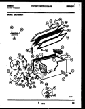 CHEST FREEZER PARTS Diagram and Parts List for GFC15M4AW1  Gibson Freezer
