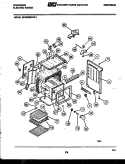 BODY PARTS Diagram and Parts List for REGS38BNW4  Frigidaire Range