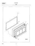 DOOR Diagram and Parts List for FFC07K0CW0  Frigidaire Freezer