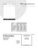 COVER Diagram and Parts List for FDB130RGQ3  Frigidaire Dishwasher