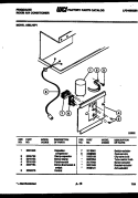 ELECTRICAL PARTS Diagram and Parts List for A06LH5F1  Frigidaire Air Conditioner