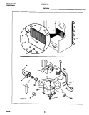SYSTEM Diagram and Parts List for MFU20F3GW0  Frigidaire Freezer