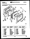 Part Location Diagram of 5303208363 Frigidaire FRAME
