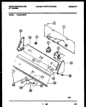 CONSOLE AND CONTROL PARTS Diagram and Parts List for WWX433RBW0  Frigidaire Washer