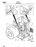 P16V0035 DRY CAB, HEATER Diagram and Parts List for FDE437GHS0  Frigidaire Dryer