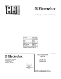 COVER Diagram and Parts List for E30GC70FSS1  Electrolux Cooktop