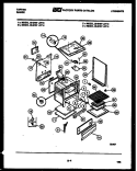 BODY PARTS Diagram and Parts List for 30-2757-66-03  Tappan Range